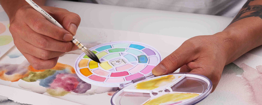 Color Wheel Watercolor Set