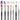 Fuumuui 7pcs Professional Sable Watercolor Brushes set, featuring assorted flat, round, and detail tips, displayed with colorful watercolor swatches and artwork examples.