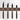 Fuumuui Squirrel Hair Watercolor Brush set featuring Dagger Striper, Oval, and Flat shapes. Professional size guide with measurements for artists using watercolor, gouache, and oil paint for precision strokes.
