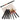 Fuumuui 5-piece professional travel watercolor brush set featuring elegant natural squirrel hair bristles with sable extended needle points, wooden handles, gold ferrules, black protective caps, and a light beige travel case, ideal for plein air watercolor, gouache, and ink painting.