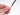 Professional Natural Hog Bristle Oil Paint Brush with silver ferrule. Close-up of an artist testing the flexible natural bristles of an Acrylic Paint Brush, perfect for professional artists and beginners.