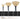 Fuumuui 3pcs pinceaux éventails professionnels en soies pour peinture à l'huile (tailles 04, 08, 12) avec tableau de mesures détaillé pour la longueur totale, la largeur des poils et la longueur des poils.