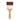 Fuumuui large 80mm flat nylon paint brush with brown bristles and natural wooden handle for watercolor, acrylic, and oil painting art supplies.