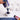 Phthalo Blue (Pigment PB15) watercolor paint being squeezed from a tube into a white plastic half pan. Professional pigment watercolor paint set for artists, designed for standard half pan palette slots.