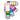 Fuumuui 18-color travel watercolor set pastel series with 180-degree fan-shaped foldout paint swatches.