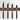 Fuumuui 4pcs Squirrel Hair Pinstriping Brush Set showing Dagger Striper, Oval, and Flat brush types with detailed dimensions for high-performance striping control.