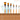 Fuumuui Ensemble de 6 pinceaux plats professionnels en nylon pour peinture acrylique avec tableau des tailles indiquant les dimensions des pinceaux.