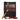 Fuumuui 14pcs Professional Nylon Hair Acrylic Brushes with Palette Knife, featuring various brush shapes and sizes with orange handles, neatly arranged in a black roll-up case.