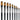 Fuumuui Ensemble de 9 pinceaux plats professionnels en nylon pour peinture acrylique, tailles 0 à 16.