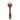 Fuumuui 1 1/4 inch Comb Brush Round with five white Synthetic Nylon tips and a wooden handle. Specialized Watercolor Brush or Acrylic Paint Brush for texture effects for professional artists and beginners.