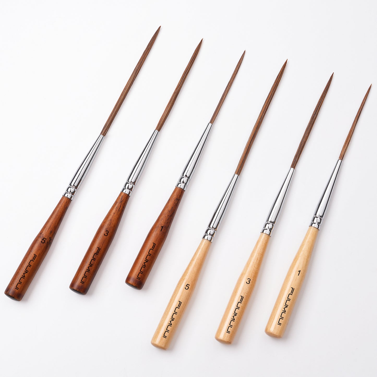 Fuumuui Long Liner Brush , ideal for Acrylic & Oil