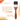 Fuumuui 4pcs Animal Hair Flat Brush Set with soft squirrel hair bristles and comfortable wooden handles, offering excellent water retention for painting in sizes 20/30/40/50mm.