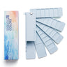 Fuumuui 26 Colors Solid Watercolor Paint Set with a light blue folding travel palette. Portable watercolor kit for beginners and professional artists sketching outside or painting indoors.