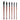 Fuumuui 6pcs Ensemble de pinceaux aquarelle professionnels avec des poils foncés et pointus, des manches en bois et des viroles en métal dans les tailles 12, 10, 8, 6, 4, 2.