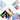 Fuumuui 60-Color Watercolor Paint Set open, showcasing its comprehensive range of vibrant colors across compact palettes, with an artist painting watercolor art.