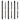 Fuumuui 3pcs Dual-Tip Synthetic Travel Watercolor Brush Set, showcasing 6 shapes: extended point, round, feather flat, flat, dagger, and cat's tongue tips for versatile watercolor and gouache art supplies.