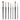 Fuumuui 7pcs Professional Sable Watercolor Brushes set, featuring diverse shapes like round, flat, filbert, and angled tips.