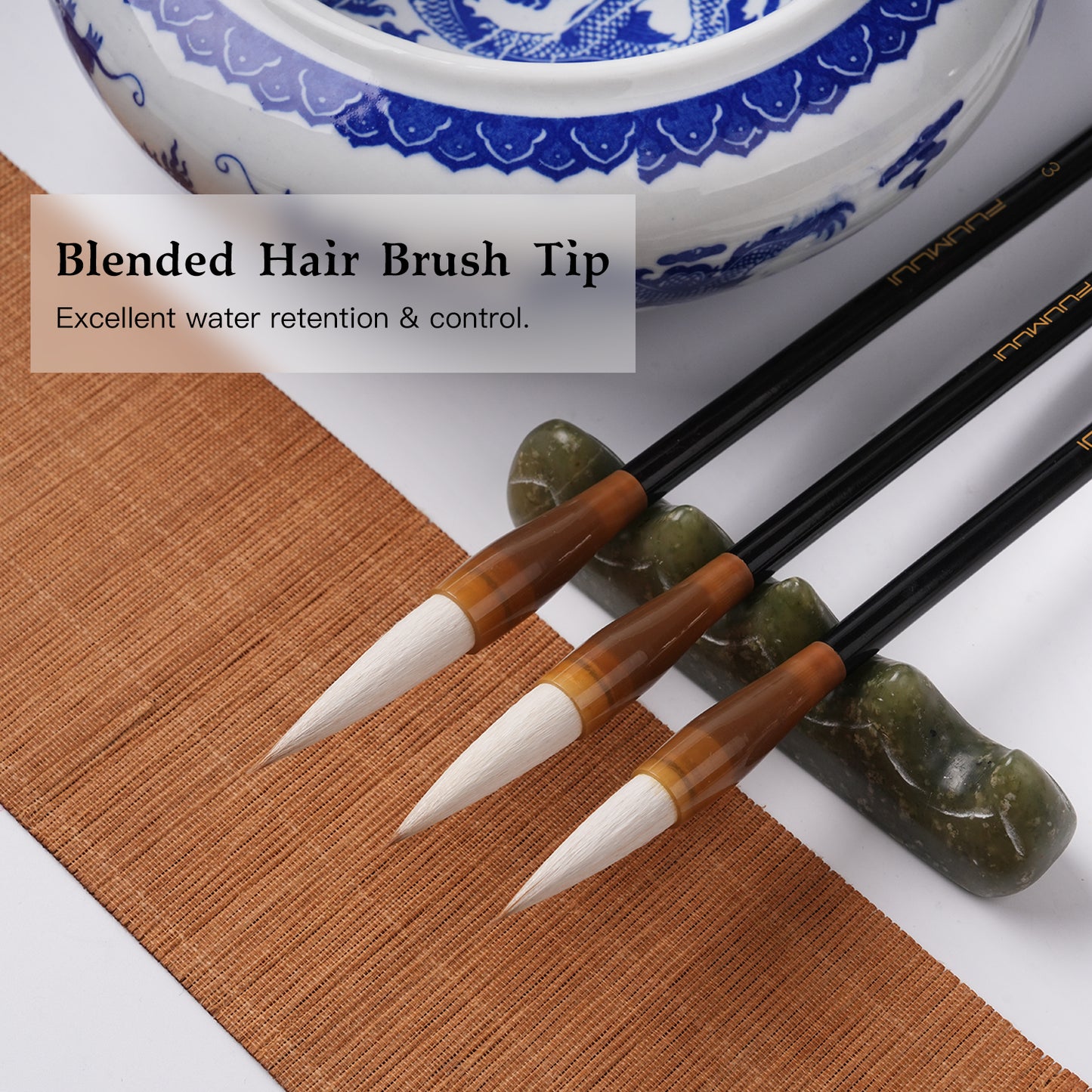Fuumuui professional calligraphy brush for watercolor, ink painting