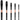 Fuumuui 5pcs Professional Watercolor Brushes set with flat black handles, copper ferrules, and sizes 20, 18, 14, 10, 6.