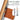 Fuumuui size 8 travel watercolor pocket brush with synthetic nylon hair and silver metal handle for outdoor sketching. Displays dimensions (105mm, 19mm, 4.5mm) and includes a brown leather travel case.
