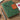 Fuumuui green leather Watercolor Sketchbook with feather design, paired with a silver Size 8 Travel Pocket Brush and Kolinsky Sable hair, ideal for professional artists and watercolor painting.