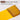 Pinceau plat polyvalent Fuumuui avec poils en nylon synthétique de qualité supérieure appliquant un trait de peinture jaune lisse, démontrant une excellente absorption de la couleur pour des lavis uniformes.