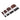 FUUMUUI synthetic nylon flat wash brushes in sizes 1 (25), 2 (50), 3 (80), and 4 (100). Professional Watercolor Brush, Acrylic Paint Brush, and Oil Paint Brush set with dark wood handles for professional artists.