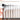 Fuumuui 10pcs Soft Synthetic Squirrel Hair Watercolor Brush Set showcasing flats, oval wash (cat's tongue), dagger, round, and detail brushes with size details.