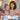 Mère et enfant heureux peignant avec des aquarelles sur un tapis de peinture en silicone Fuumuui avec gobelet, comprenant des pinceaux et une palette.