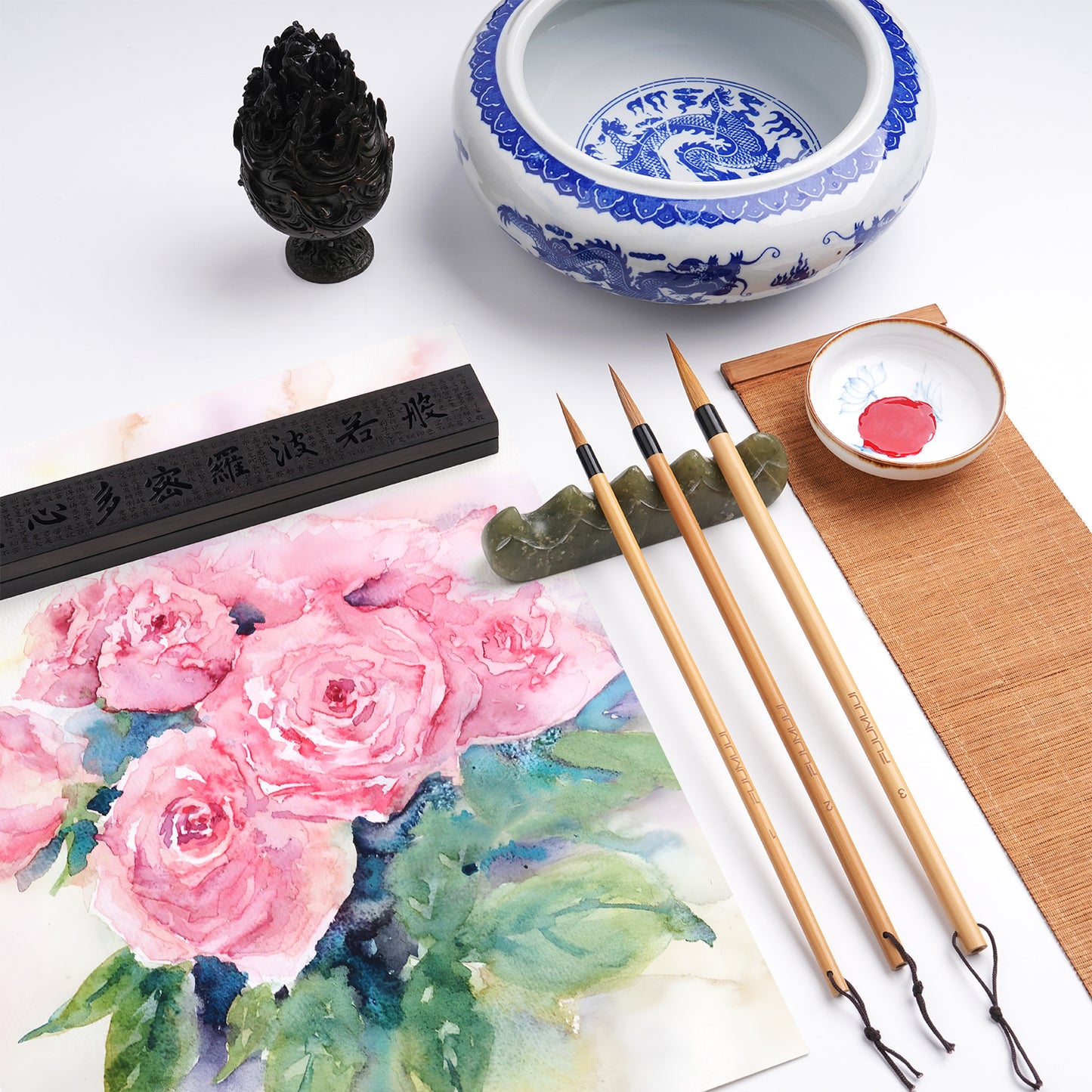 Fuumuui professional calligraphy brush for watercolor, ink painting