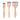 Fuumuui Art Supplies multi-head nylon comb brushes, featuring three sizes (3, 8, and 10 flat heads) with natural bamboo handles, perfect for textures and special effects.