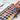 Fuumuui 50-color portable watercolor set with a hand activating a vibrant red pan using a water brush, showcasing the high-pigment solid colors in its metal travel case.