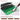 Pennello filbert Fuumuui con setole di tasso e manico in legno marrone che applica vernice verde, dimostrando eccellente elasticit¨¤ e colorazione uniforme per forniture artistiche a olio e acrilico.