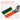 Fuumuui Acrylic and Oil Painting Pad showing smooth orange and green brushstrokes, ideal for layering and expressive oil and acrylic paints.