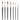Fuumuui 7pcs Professional Watercolor Brushes set with assorted round, flat, and dagger shapes.