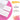 Fuumuui Art Supplies Airtight Paint Palette Tray showcasing 2 removable mixing trays with 4 interchangeable areas for flexible watercolor, gouache, and acrylic paint mixing and easy cleaning.