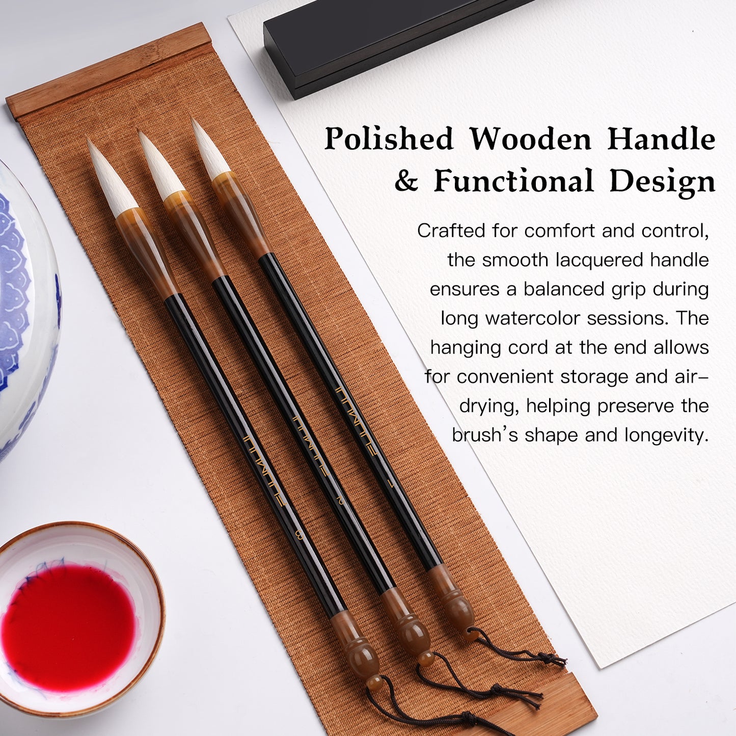 Fuumuui professional calligraphy brush for watercolor, ink painting
