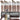 Fuumuui set di 25 pennelli professionali in nylon per colori acrilici, comprendente varie forme, un coltello da tavolozza e una custodia grigia arrotolabile.