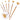 Fuumuui 6pcs pinceaux éventails professionnels en soies naturelles pour peinture à l'huile avec des manches en bois et des viroles argentées.