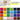 Fuumuui Ensemble de peinture gouache, 24 couleurs vibrantes de 30 ml avec palette, mettant en vedette un artiste peignant et un nuancier comprenant rose, orange, vert herbe, bleu de Prusse, jaune terre et blanc, inspirant une créativité infinie. - Libérez votre créativité avec l'ensemble de gouache Fuumuui.