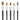 Fuumuui 5-piece professional sable watercolor brush set, featuring flat, cat's tongue, and dagger stripper shapes.