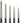 Fuumuui 5pcs professional Kolinsky sable detail brushes with pointed tips, silver ferrules, and black handles.