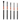 Fuumuui 5Pcs Professional Travel Watercolor Paint Brush Set with Natural Squirrel Hair & Sable Extended Needle Point Tips, including Mop, Filbert, Dagger, Round, and Extended Point brushes for Plein Air watercolor, gouache, and ink painting.