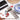 Fuumuui Professional Calligraphy Brush set with bamboo section handles, suitable for watercolor painting, displayed with a floral artwork, red ink, and a traditional water basin.
