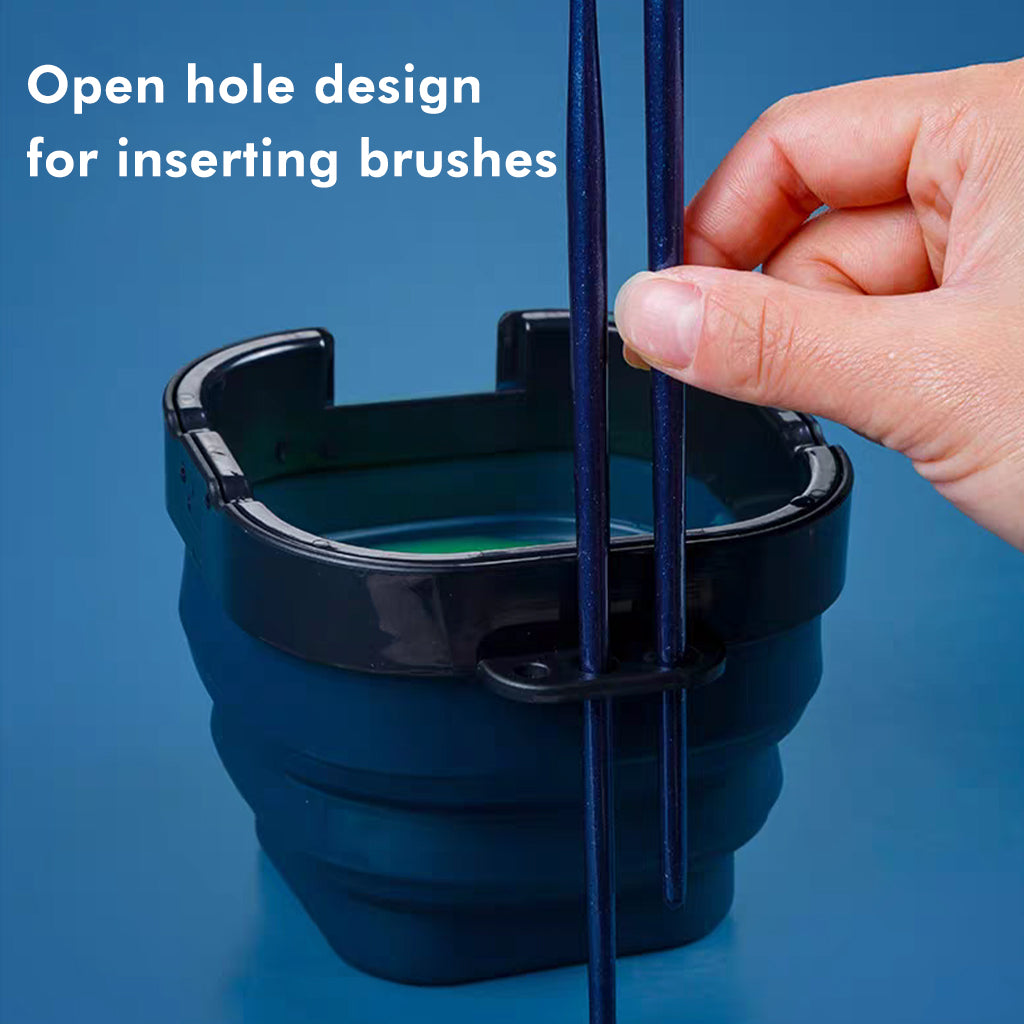 Fuumuui multifunctional foldable brush washing bucket.