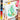 Fuumuui Professional Watercolor Brushes (round and flat) creating a vibrant avocado smoothie painting, with a watercolor palette nearby.