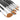 Fuumuui 7-piece professional sable watercolor brush set featuring 5 different shapes like round, flat, and fan tips.