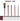 Fuumuui professional 5Pcs synthetic goat mixed hair water color paint brush set size chart, detailing overall length, hair length, and hair width for flat, round, and detail brushes, also applicable for pottery, acrylic, and gouache.