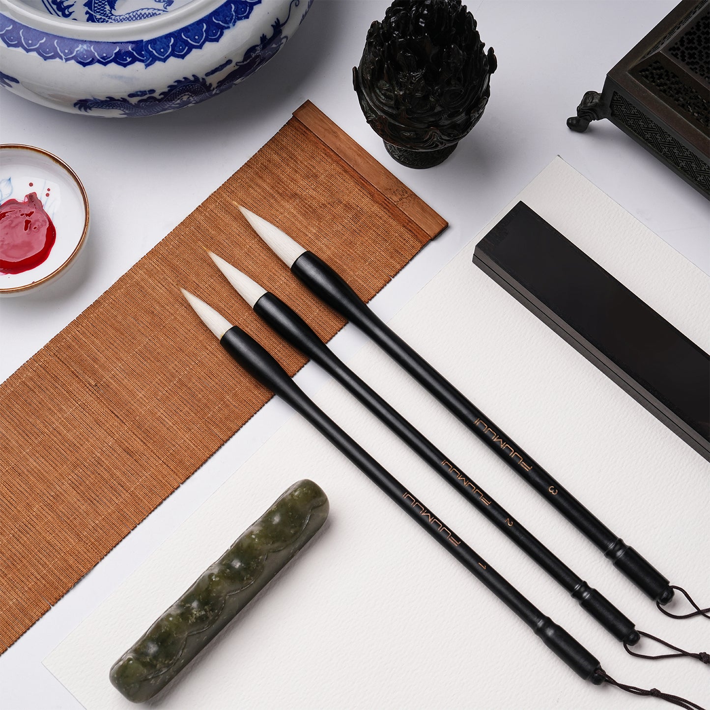 Fuumuui professional calligraphy brush for watercolor, ink painting