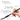 Fuumuui professional nylon hair watercolor brush with black wooden handle and gun-black ferrule, held by a hand.